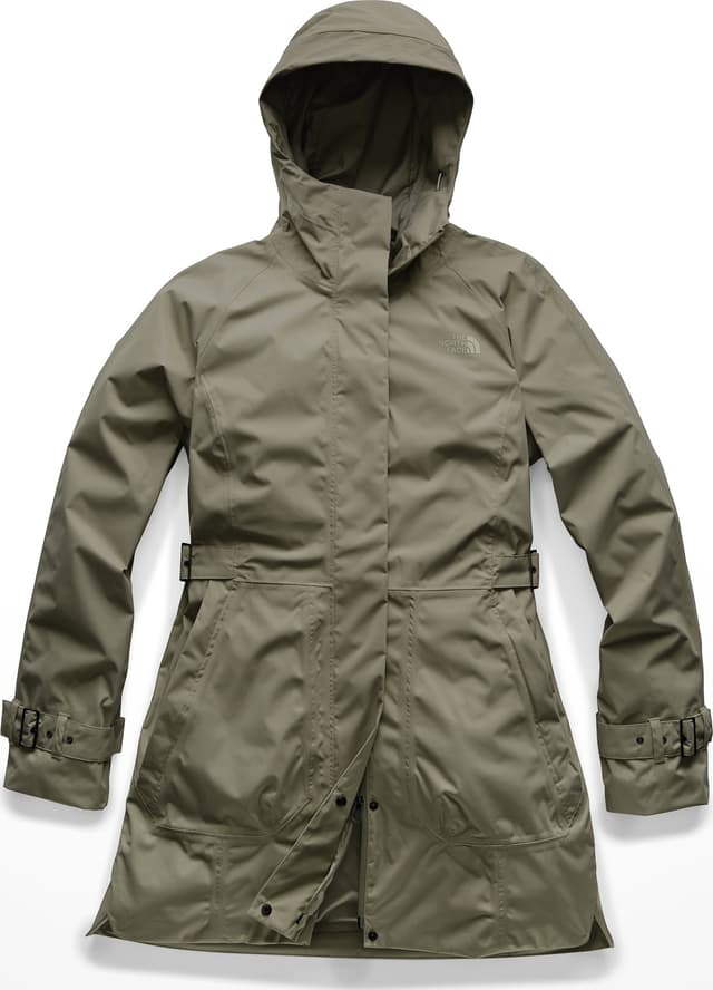 North face rain trench coat online