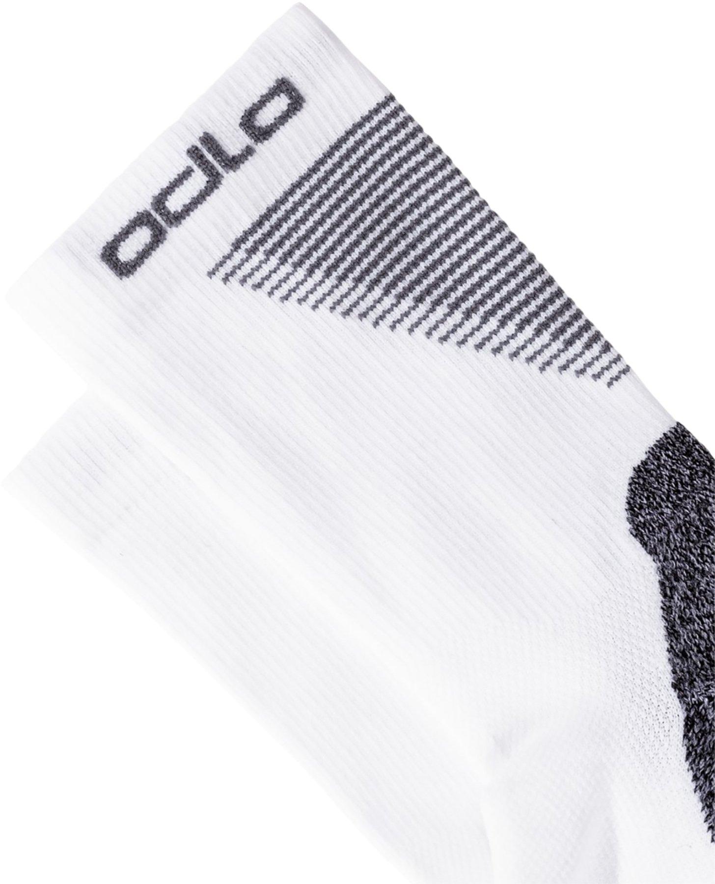 Calcetines Deportivos Odlo Ceramicool Quarter – Unisex, Transpirables, Con Tecnología De Refrigeración, Ideales Para Running