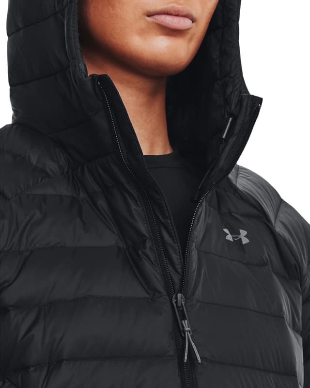 Black under armour jacket women's online