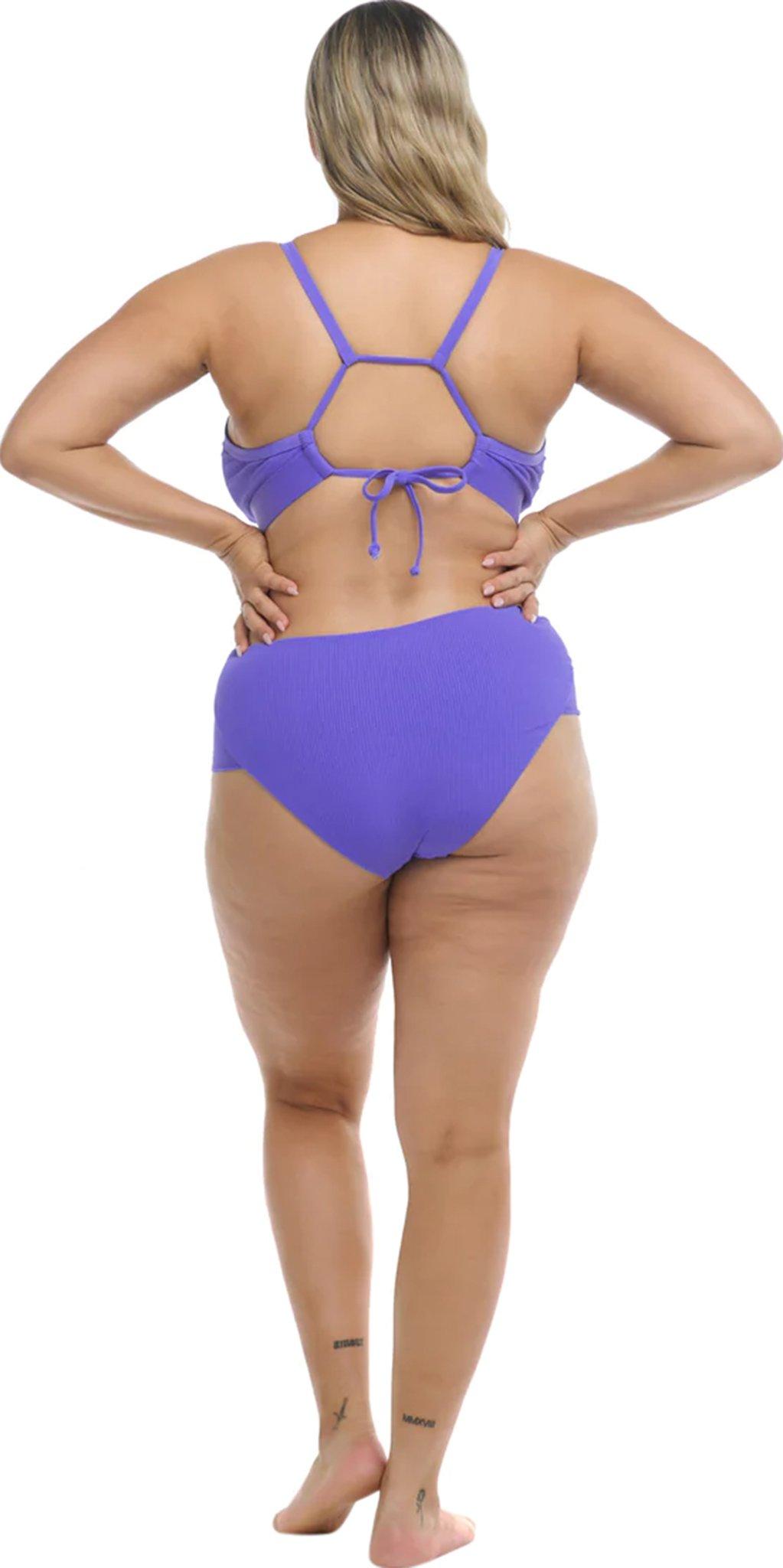 Body Glove Drew – Bikini Top Per Busto Grande, Coppe D E F, Con Fascia Regolabile