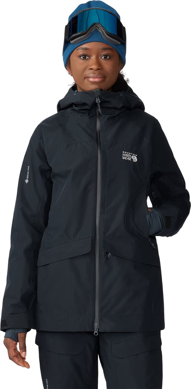 Women’s mountain hardwear jacket gore-Tex pro shell large black waterproof orders