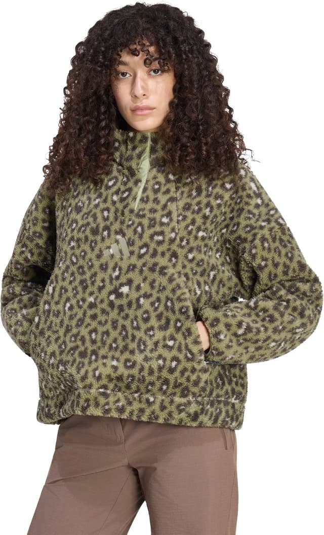 adidas Terrex Xploric CLIMAWARM High Pile Snap Pullover - Women's