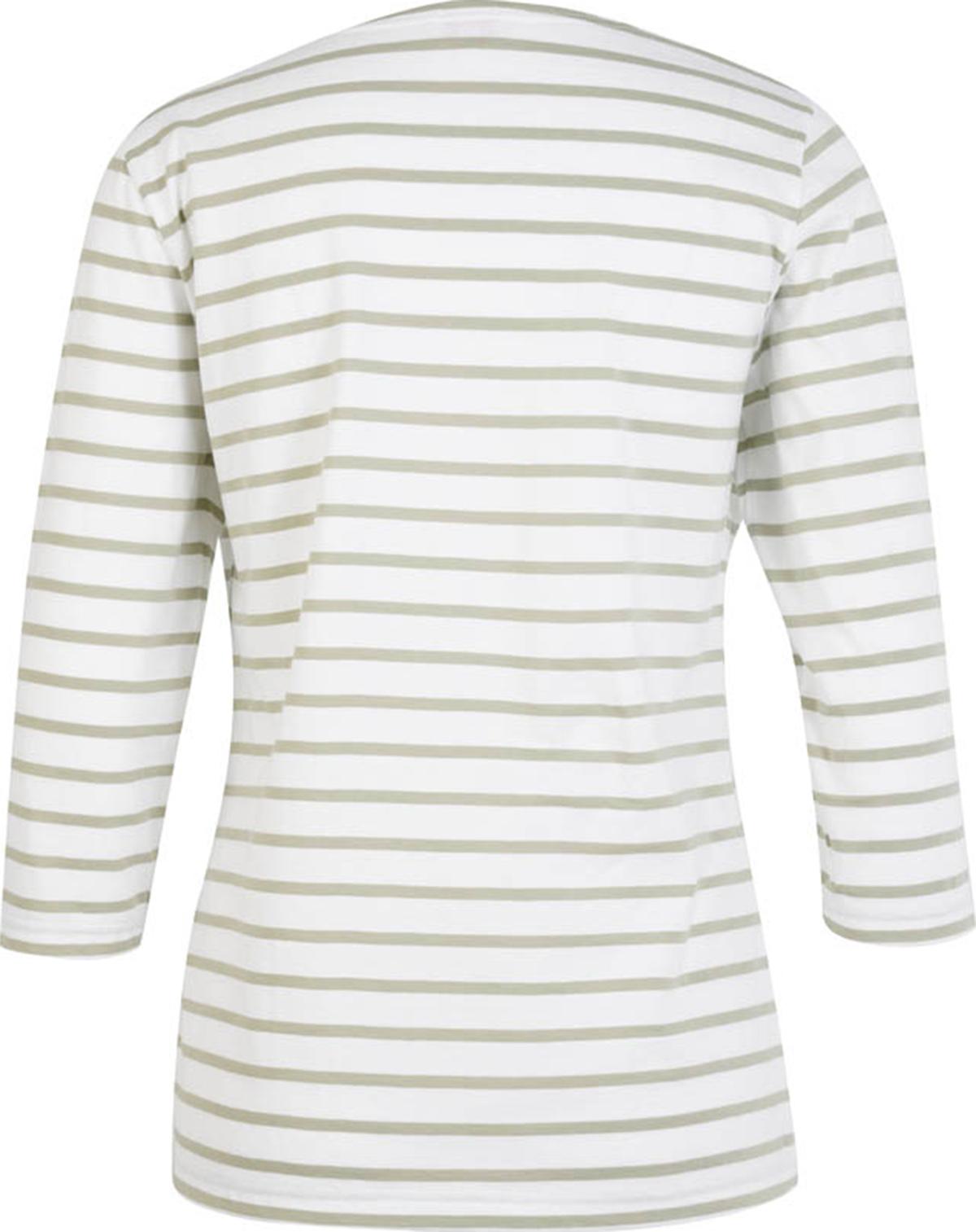 Camiseta Marinera Armor Lux Para Mujer - Blanco Con Estrellas, 100% Algodón, Estilo Cap COZ