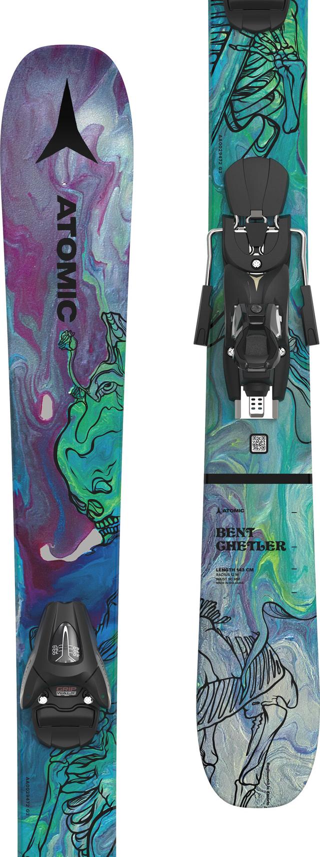 Atomic Bent Chetler Mini 133-143 Skis with Binding Colt 7 GW Ski