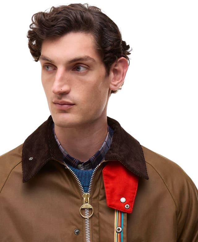 Barbour Barbour X Paul Smith Oversized Bedale Wax Jacket - Unisex