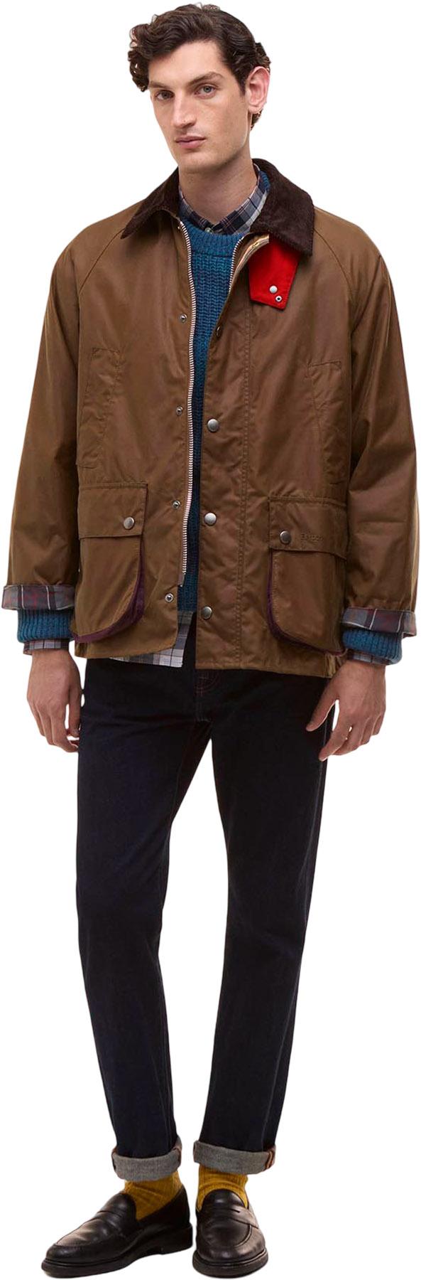 Barbour Barbour X Paul Smith Oversized Bedale Wax Jacket - Unisex