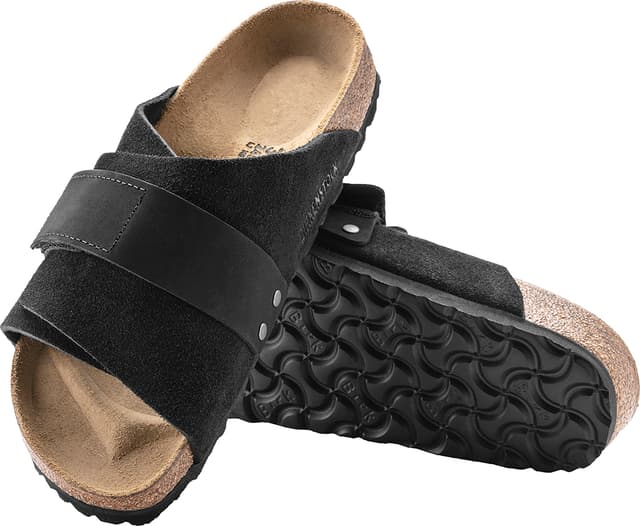 Birkenstock Kyoto Nubuck/Suede Leather Sandals - Men's | Altitude