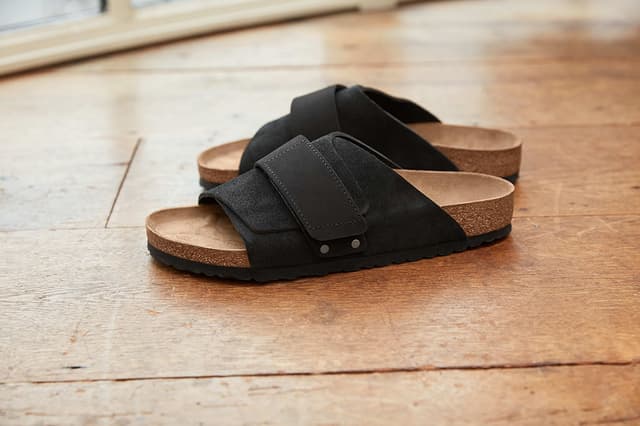 Birkenstock Kyoto Nubuck/Suede Leather Sandals - Men's | Altitude