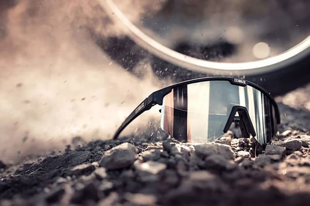 Bliz Hero Sunglasses - Matt Black - Smoke with Silver Mirror Lens