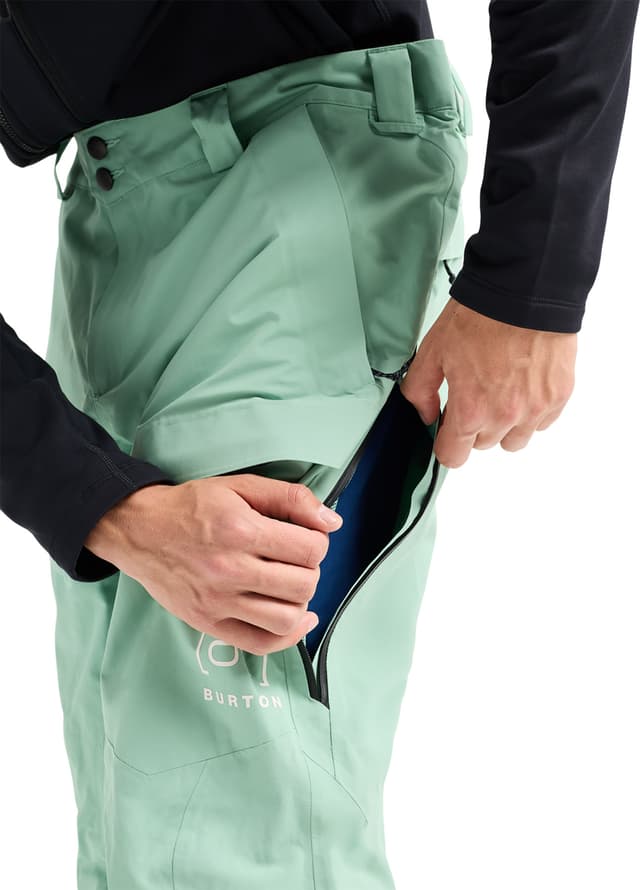 BURTON AK SWASH PANTS Petrol Green ベルト付き Burton Men's [ak] GORE‑TEX 2 L Swash Snow Pants - Petrol Green