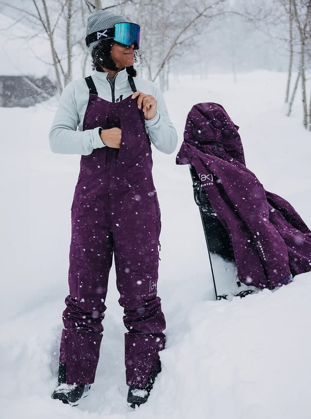 Burton ボアブーツ 紫 レディース Burton [ak] Kimmy GORE-TEX 2L Bib Pants (Tall) - Women's