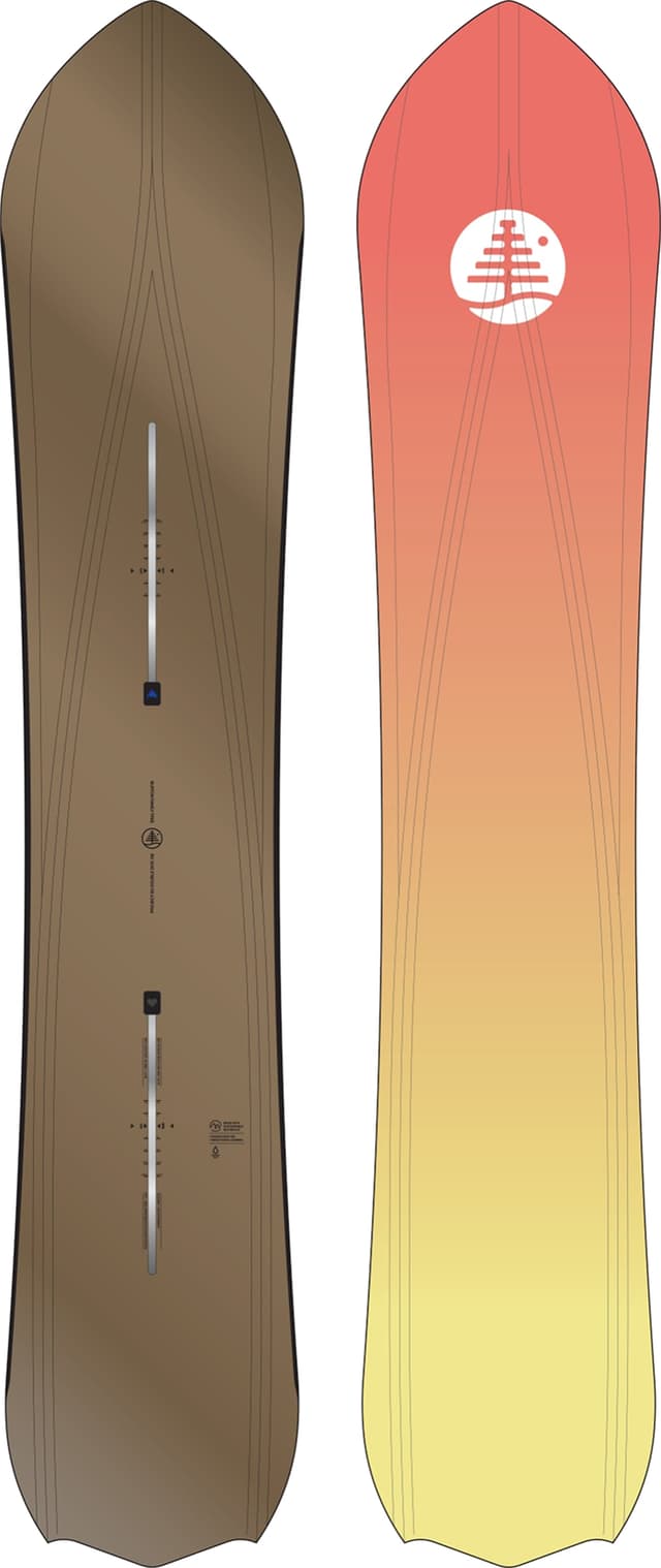 スノーボード BURTON FAMILY TREE DAILY D 159 Burton Family Tree 3D Daily Driver Snowboard - Unisex | The Last Hunt