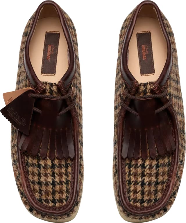Clarks Originals Wallabee Harris Tweed Pack Shoes - Men's