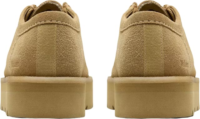 Clarks Meade Walla ベージュ スエード 25cm Clarks Originals Meare Walla Suede Wallabee Casual Shoes - Women's
