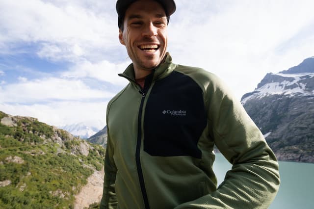 コロンバ Columbia Triple Canyon II Grid Fleece Full Zip Jacket - Men's