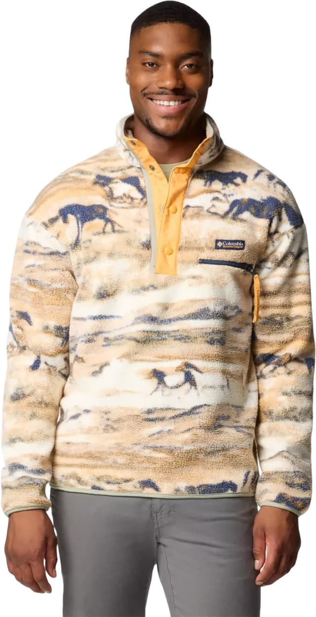Columbia Helvetia II Printed Half Snap Fleece Pullover - Men's
