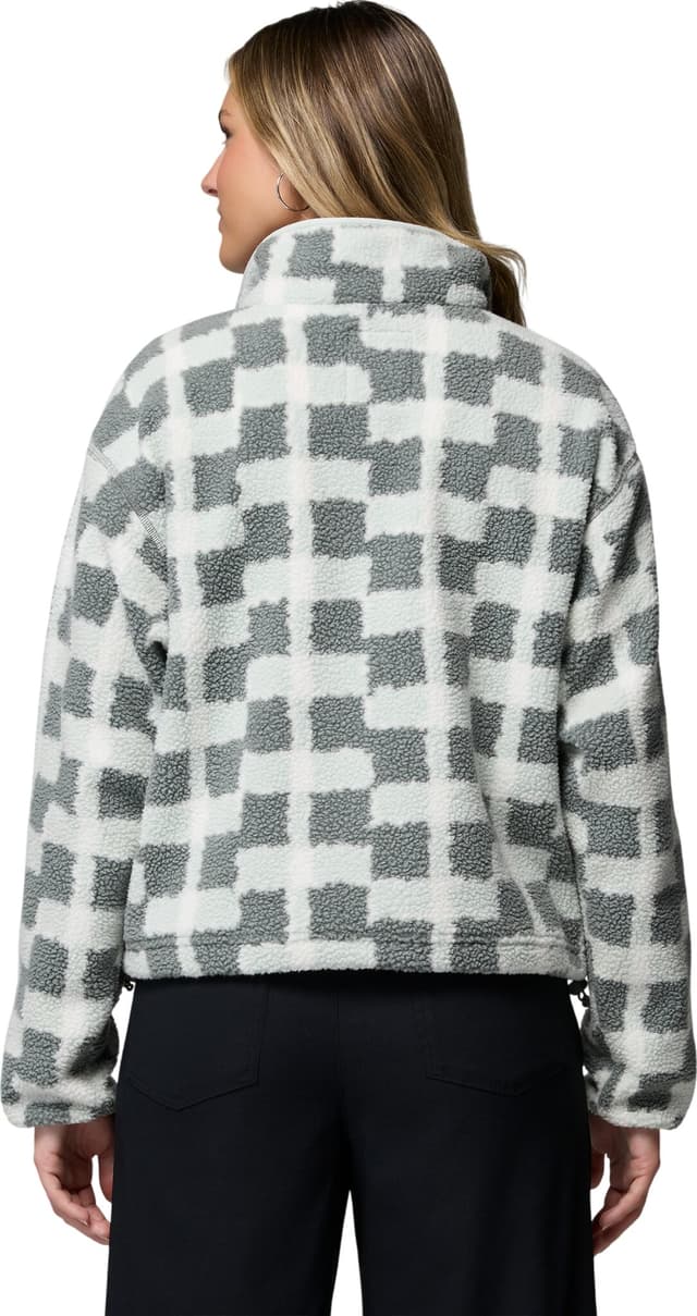 Columbia Helvetia II Printed Cropped Half Snap Fleece Pullover
