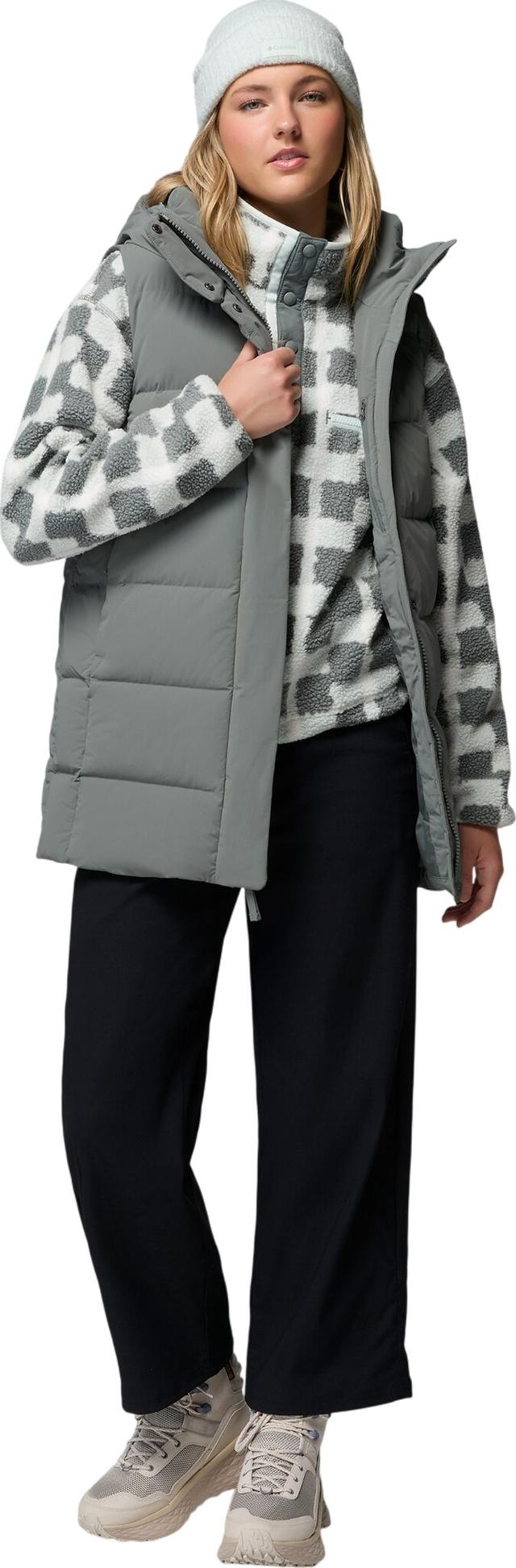 Columbia Helvetia II Printed Cropped Half Snap Fleece Pullover