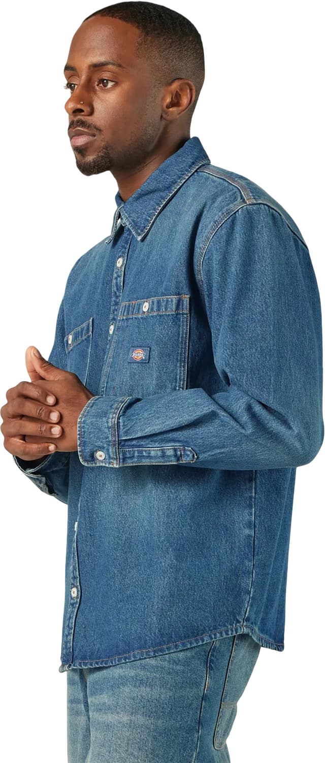 Dickies Mechanic Long Sleeve Denim Shirt - Men's | Altitude Sports