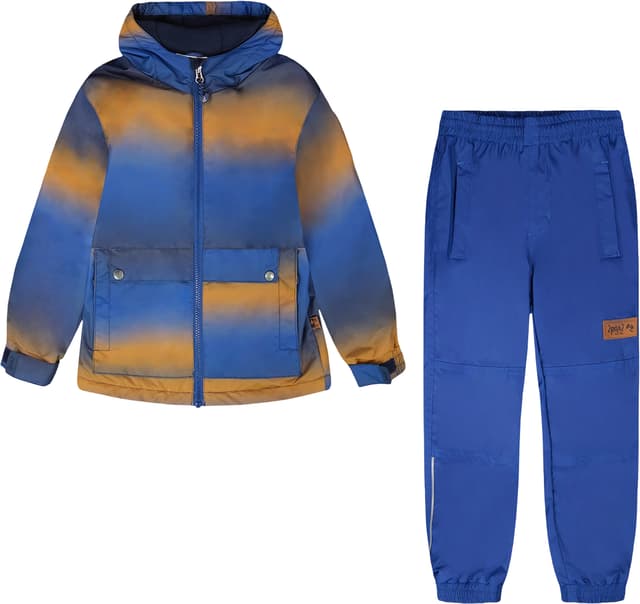 pas de deux  定価¥35200 Two-Piece Play Snowsuit With Printed Jacket And Solid Pant Candy