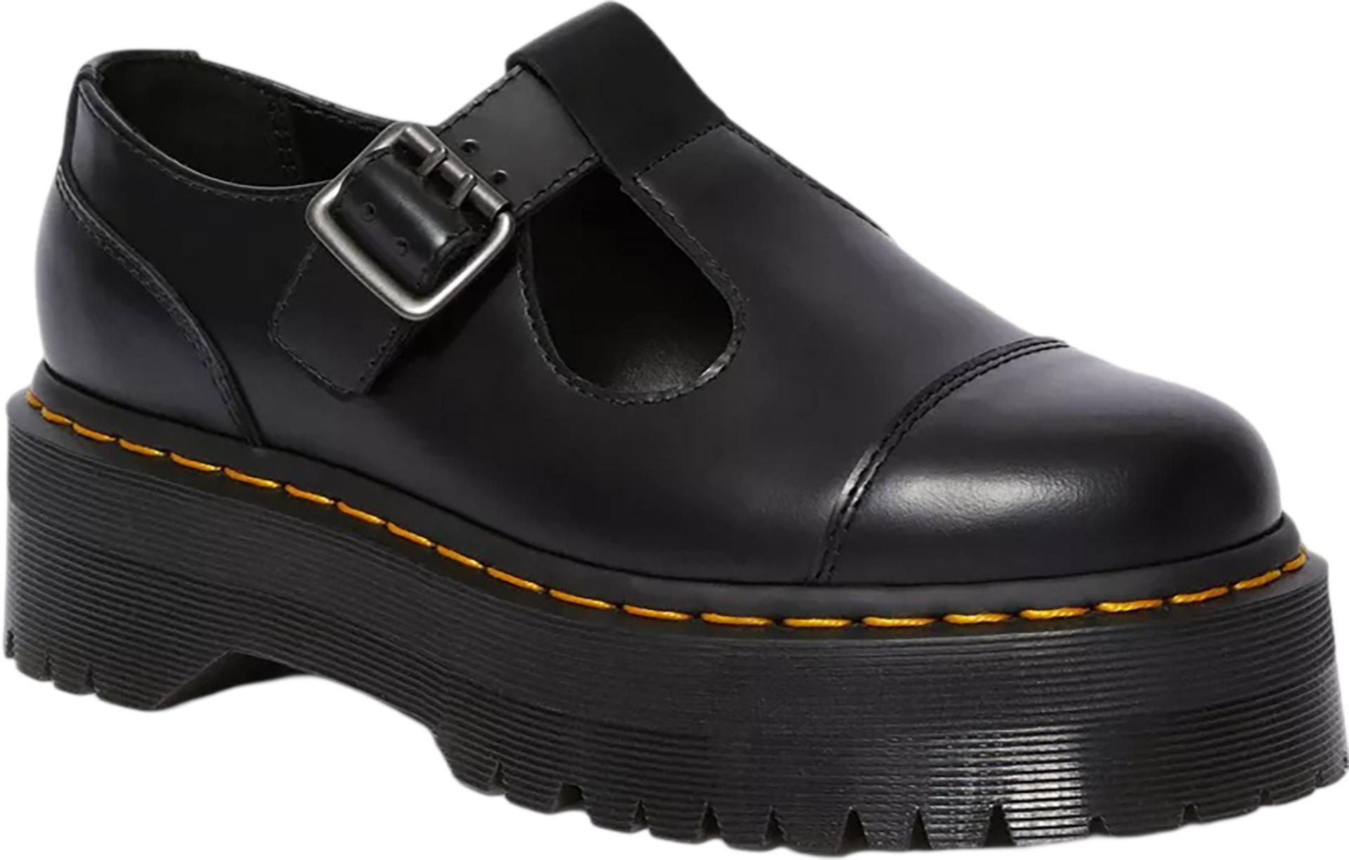 Bethan Polished Smooth Leather Platform Shoes