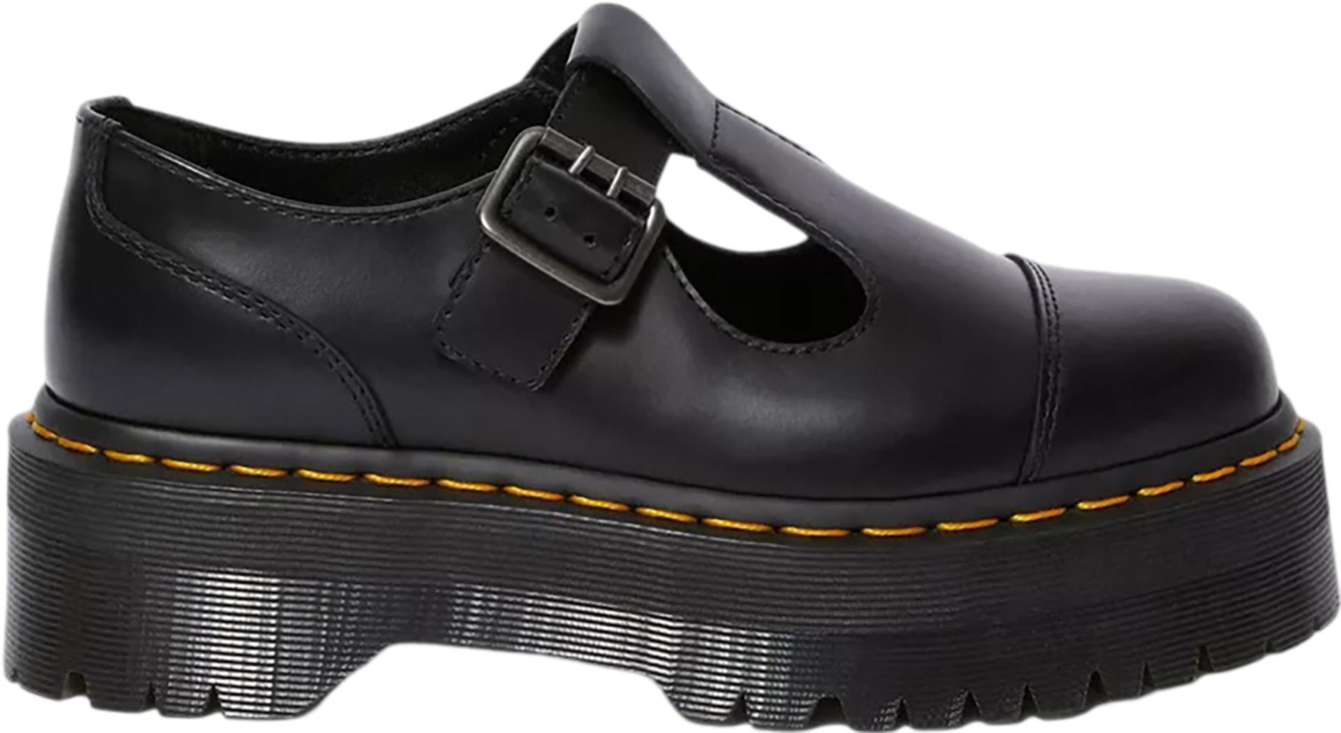 Bethan Polished Smooth Leather Platform Shoes