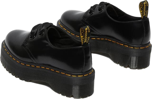 Dr. Martens Holly Leather Platform Shoes - Women's | The Last Hunt