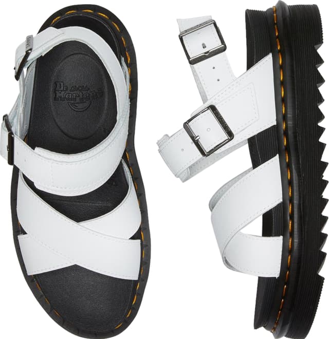 [Dr.Martens] voss2 White Hydro ☆送料込☆ Voss Women's Leather Strap Sandals in Cream | Dr. Martens