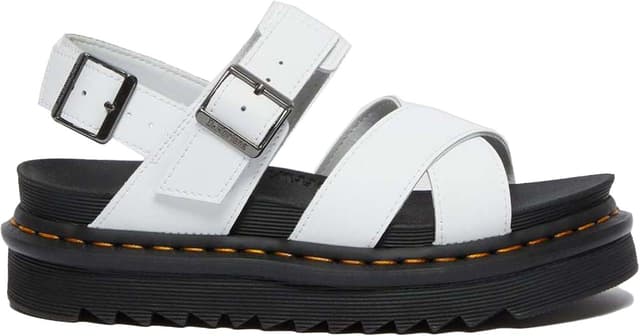 [Dr.Martens] voss2 White Hydro ☆送料込☆ Voss Mono Leather Platform Strap Sandals in White | Dr. Martens