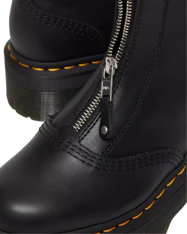 【美品】Dr.Martens JETTA UK4 フロントジップ ダブルソール 美品】Dr.Martens JETTA UK4 フロントジップ ダブルソール Dr