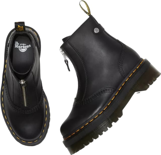 Dr. Martens Jetta Zipped Sendal Leather Platform Boots