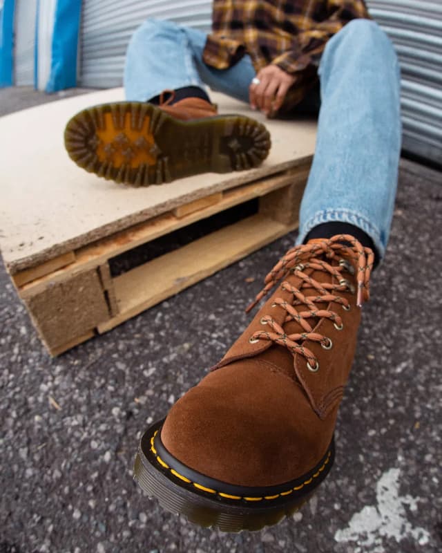 Dr. Martens 101 Made In England Ben Suede Ankle Boots