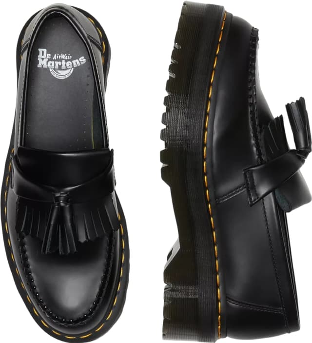 Dr. Martens Adrian Leather Platform Tassel Loafers - Unisex