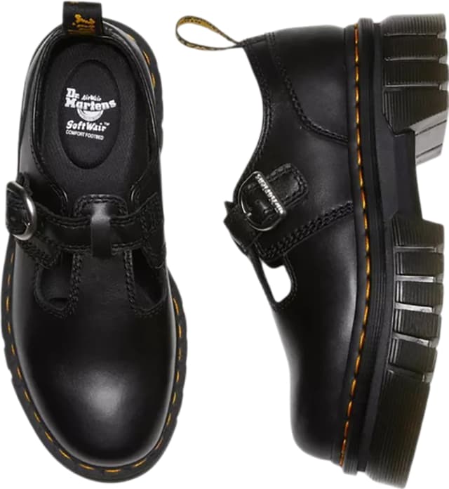 Dr. Martens Audrick Nappa Lux Leather Platform Mary Jane Shoes