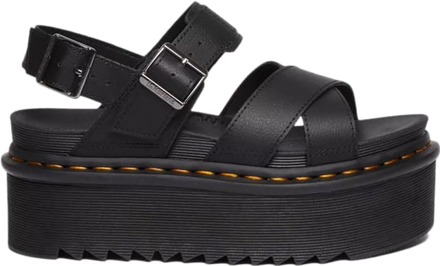Dr Martens★VOSS QUAD PLATFORM SANDAL★厚底★BLACK ATHENA Dr. Martens Voss II Quad Athena Black - Zone Rock