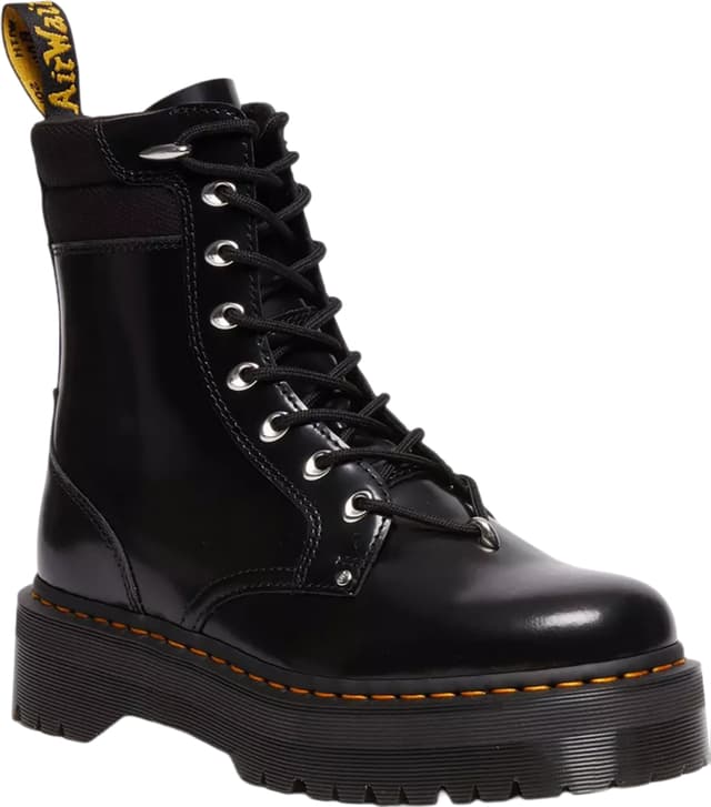 【送料&関税込】Dr. Martens Jadon Ii Hardware Leather Platfo Dr. Martens Jadon II Hardware HDW Platforms DK Blue/Bla MSRP