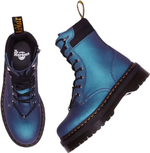 Dr. Martens Jadon II Hardware Pull Up Leather Platform Boots