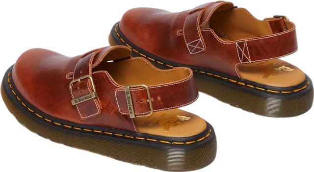 【ユニセックス】Dr. Martens LEATHER SLINGBACK ミュール Dr Martens☆ZEBZAG スリング バックル ミュール☆兼用☆2色 (Dr