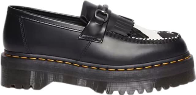Dr. Martens （Adrian Snaffle Loafers） Dr. Martens Adrian Snaffle Hair On & Leather Cow Print Kiltie