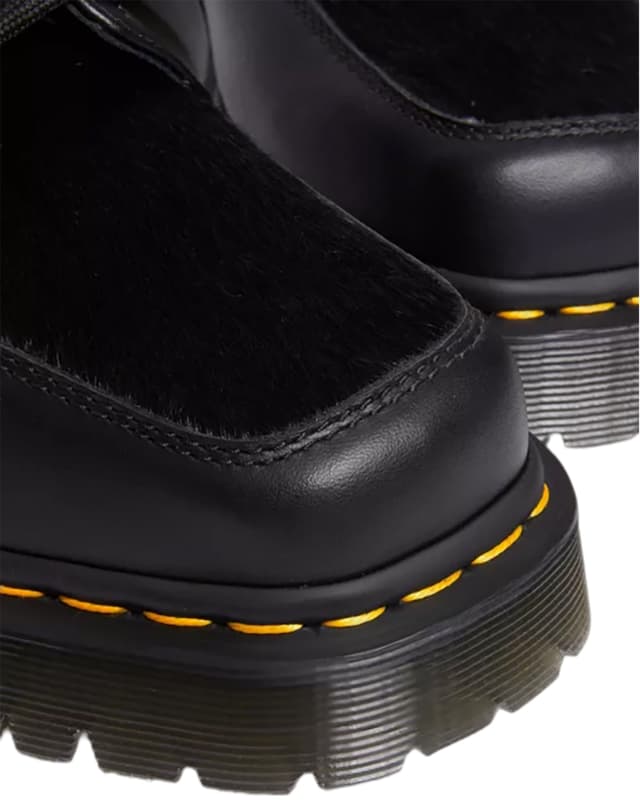 Dr. Martens 5-Eye Bex Square Toe Hair-On & Leather Shoes