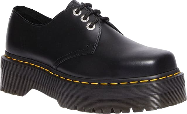 Dr. Martens 1461 Felix Quad Mono Vegan Platform Shoes