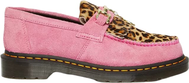 Dr. Martens Adrian Hair-On Leopard Snaffle Loafers - Unisex