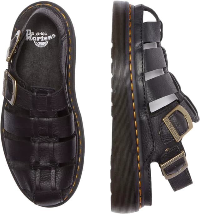 Dr. Martens Wrenlie Leather Fisherman Sandals - Unisex | Altitude