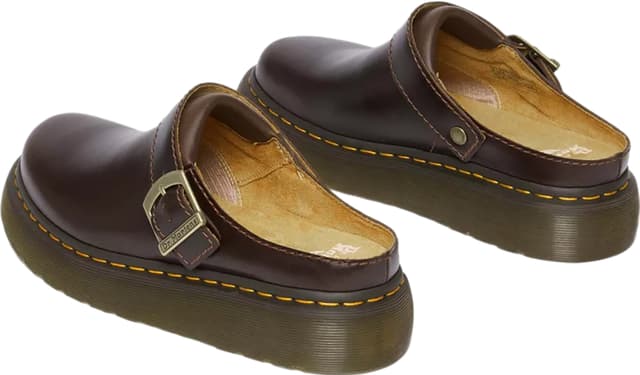 Dr. Martens Laketen Atlas Leather Slingback Platform Mules