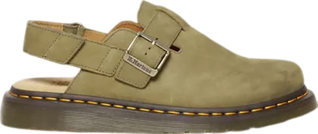 Dr. Martens Jorge II Tumbled Nubuck Leather Slingback Mules