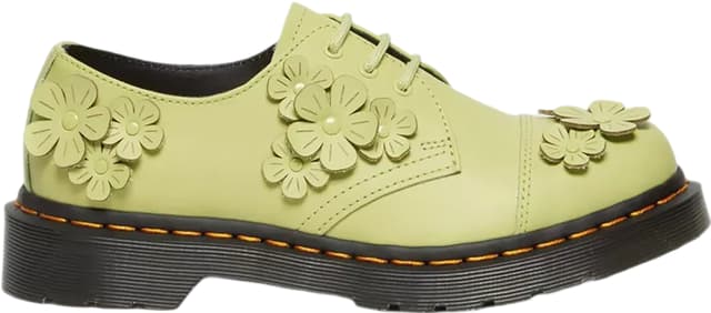 Dr. Martens 1461 Flower Applique Leather Oxford Shoes