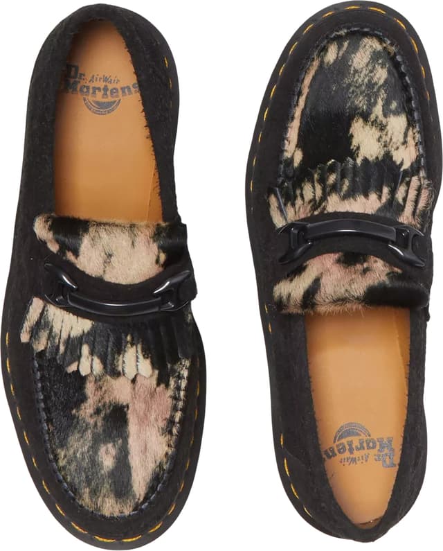 Dr. Martens Adrian Snaffle Suede and Hair-On Loafers - Unisex