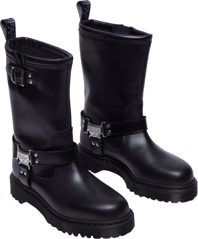 Dr. Martens Anistone Hi Leather Biker Boots - Unisex | Altitude Sports
