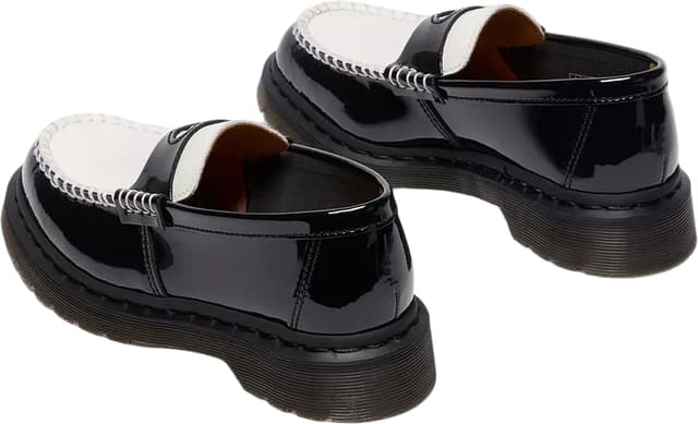 Dr. Martens Penton Heart Two-Tone Patent Leather Loafers - Women's