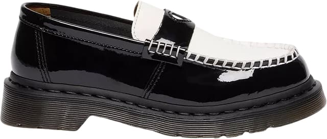 Dr. Martens Penton Heart Two-Tone Patent Leather Loafers - Women's